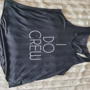 Black 'I Do Crew' Tank Top